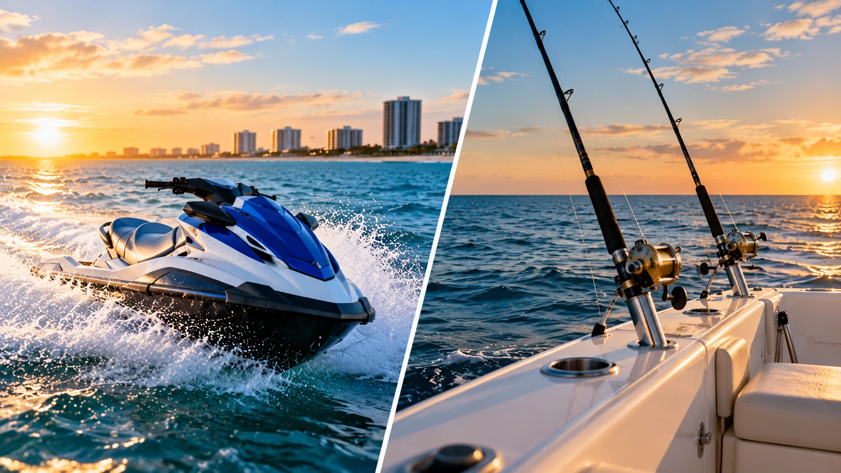 Jet Ski Rental vs. Fishing Trip in Orange Beach
